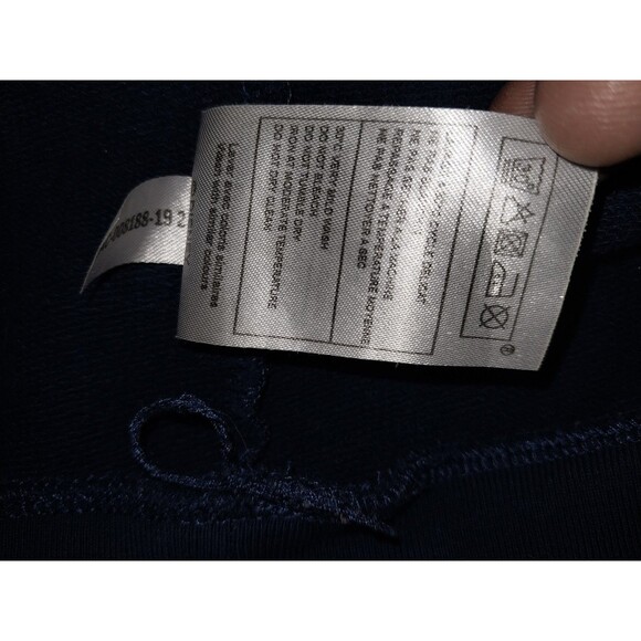 Disneyland Paris Sweater Womens Large Blue Flower Logo Pullover - Picture 6 of 6